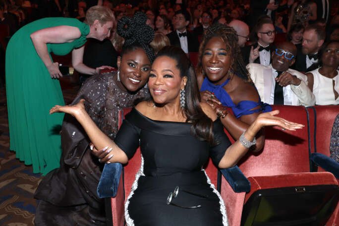 Getty Images for Tony Awards Productions
NEW YORK, NEW YORK - JUNE 08: (L-R) Danielle Brooks, Oprah Winfrey and Amber Iman attend The 78th Annual Tony Awards at Radio City Music Hall on June 08, 2025 in New York City. (Photo by Kevin Mazur/Getty Images for Tony Awards Productions)
