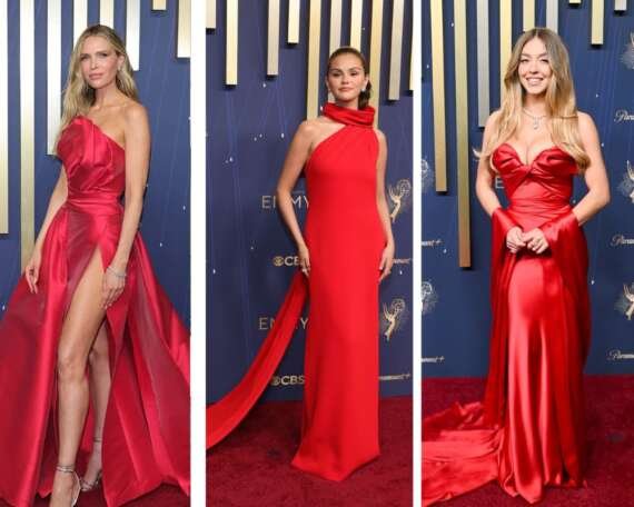 Emmy Award Fashion Trends red dresses