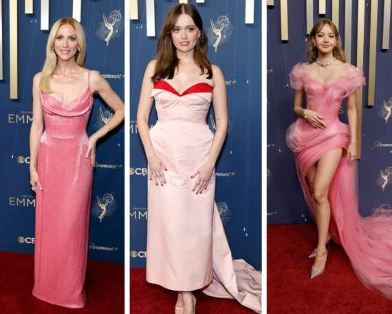 Emmy Award Fashion Trends Pink dresses