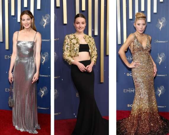 Emmy Award Fashion Trends  sequins, sparkles