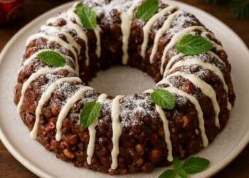 Easy Rocky Road Christmas Wreath