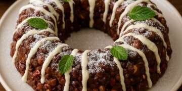 Easy Rocky Road Christmas Wreath