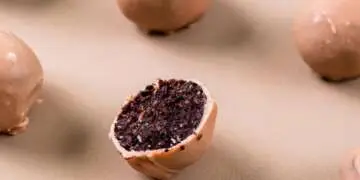 Vegan Salted Caramel Chocolate Truffles