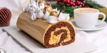 Last Minute Yule Log Recipe by Kirsten Tibballs