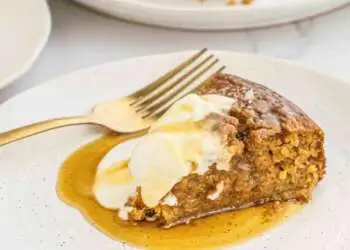 Jessica Sepel's Pumpkin Olive Oil Cake with Maple Caramel