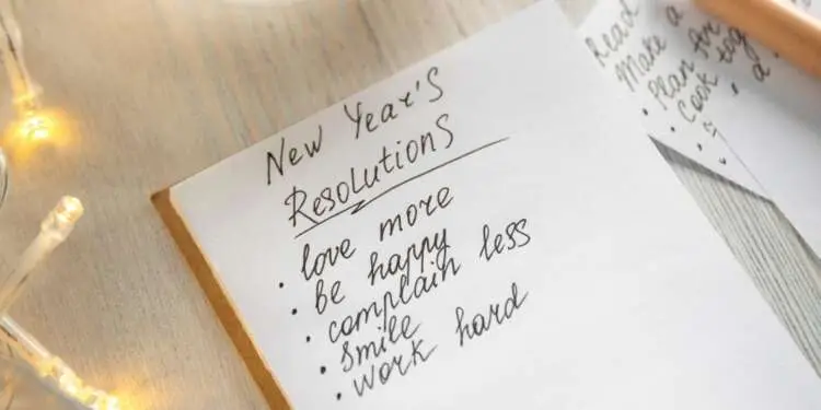 New year's resolution inspiration