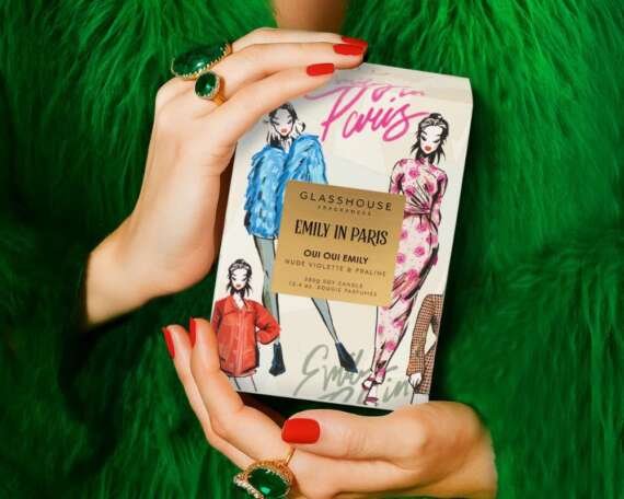 Candles for Valentine's Day Glasshouse candles Emily in Paris