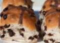 chocolate Vegan hot cross buns