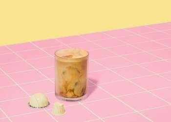 Salted Caramel Coconut Iced Latte