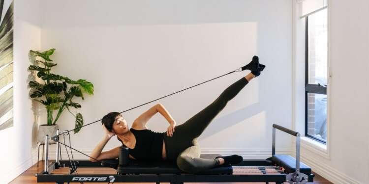 At home reformer Pilates machine