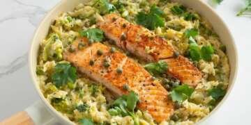 Jessica Sepel One Pan Salmon Risoni