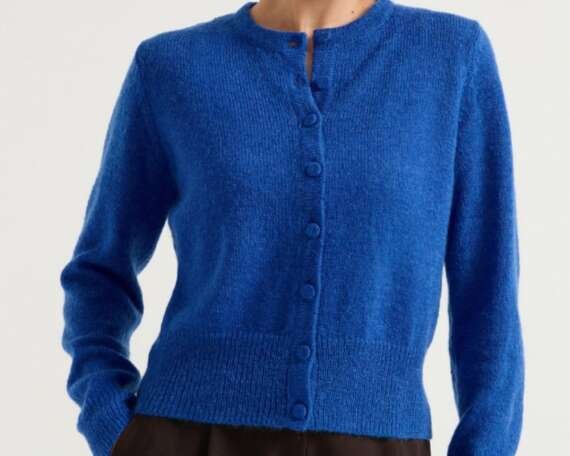 David Jones Blue Cardigan