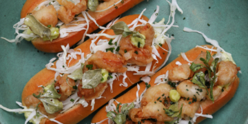 Mindy Woods Prawn Sando