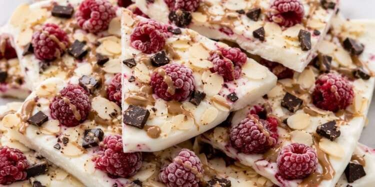 Lunch Box Friendly Yoghurt Bark
