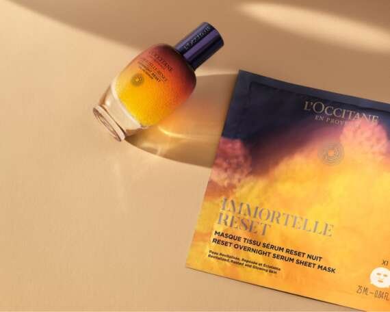 Immortelle Reset Overnight Serum Sheet Mask by L’Occitane