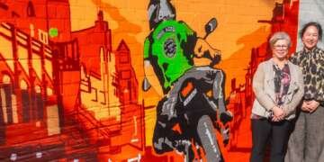 Sarah Rowan's Dexcom Mural In Newtown Celebrates Diabetes Freedom