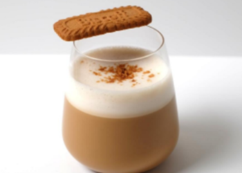 Lactose Free Caramel Biscoff Latte