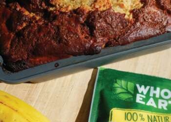 Sugar Free Banana Bread with Cinnamon Swirl